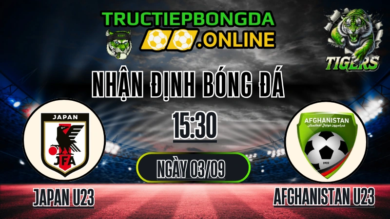 Nhận định Japan U23 vs Afghanistan U23 19:30 ngày 03/09 - Soi kèo & dự đoán chính xác