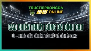Chiến thuật trong bóng đá – Các sơ đồ chiến thuật phổ biến và hiện đại