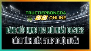 Bảng xếp hạng FIFA mới nhất 09/2025 – Cách tính điểm & Top 10 đội tuyển
